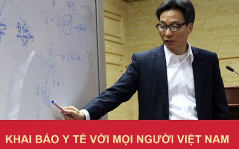 Phó Thủ tướng Vũ Đức Đam: Sẽ thực hiện khai báo sức khỏe toàn dân