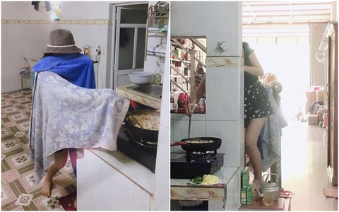 Chia sẻ bí kíp rán mỡ an toàn bằng khăn tắm, cô gái bất ngờ bị dân mạng "ném đá" tơi bời vì đùa không đúng chỗ