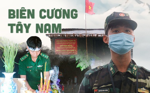 BIÊN CƯƠNG TÂY NAM: 'Đợi hết dịch, con sẽ về gửi lại trên bàn thờ bố chiếc khăn tang…'