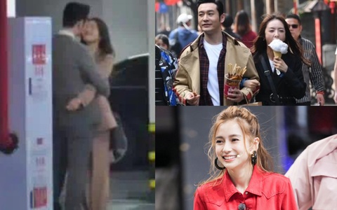Lộ cảnh Huỳnh Hiểu Minh hôn môi "tình trẻ" Thái Văn Tịnh, Angelababy lại bị gọi tên 
