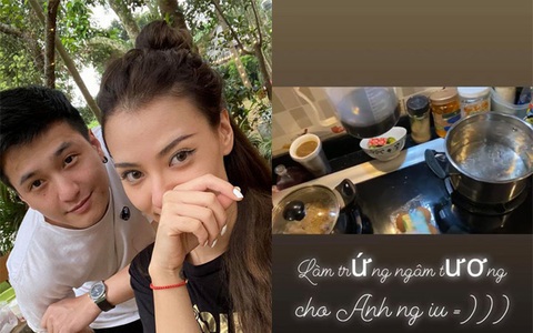 Hồng Quế tiếp tục thể hiện tình cảm với Huỳnh Anh bằng hành động này