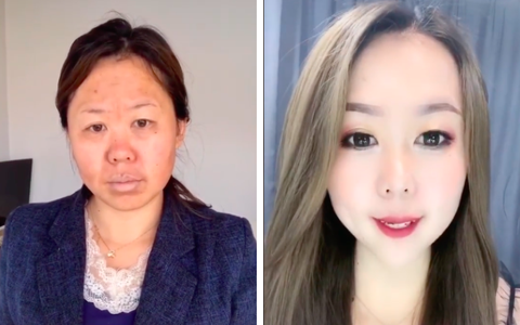 Đoạn video bà cô có màn "vịt hóa thiên nga" nhờ make-up đỉnh cao khiến người xem sốc toàn tập