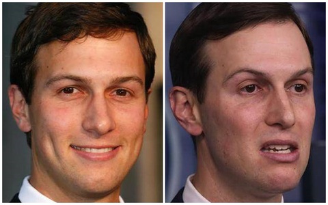 Từng là "soái ca" được hàng tá chị em ngưỡng mộ, con rể Tổng thống Trump mới đây gây ngỡ ngàng với gương mặt khác lạ, biến dạng