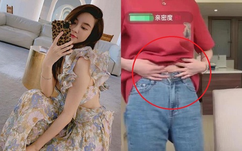 Trước lời đồn sắp sinh con cho chủ tịch Taobao đã có vợ, hotgirl "Tiểu Tam" xóa sạch bình luận tiêu cực rồi livestream chứng minh bụng phẳng lì