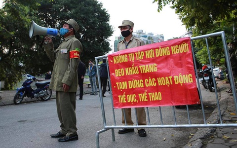 Hà Nội: Lập chốt nhắc nhở người dân ở nhà không đi tập thể dục