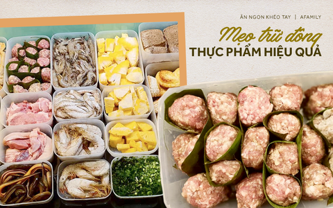 Mẹ 9x chia sẻ cách trữ đông thực phẩm không bị dính thành tảng cực dễ làm