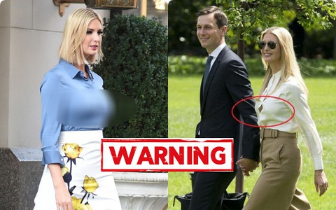 Thanh lịch như Ái nữ Tổng thống Trump cũng đôi ba lần mắc lỗi nhạy cảm khi mặc áo blouse, càng vào mùa Hè lại càng dễ lộ nên chị em hết sức cẩn trọng