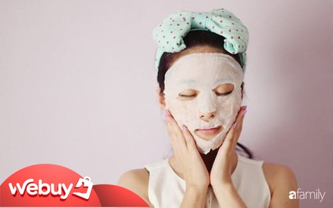 Chỉ chưa đến 30k cho những miếng mặt nạ này chị em có thể làm dịu da mặt ngay lập tức sau khi đi ngoài nắng về