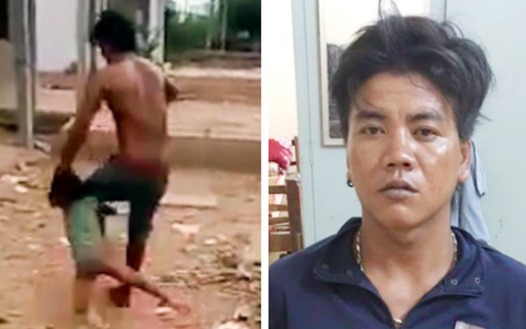 Lời khai của người cha đánh đập dã man, tung chân đạp con gái nhỏ bay xa 2 mét ở Sóc Trăng