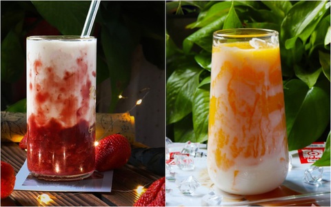 Hai loại sữa trái cây mát lạnh cực ngon thổi bay nắng nóng