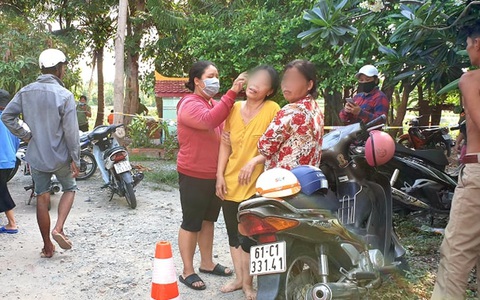 Bình Dương: Mẹ gào khóc thảm thiết khi con trai lớp 8 đi tắm sông cùng bạn học bị nước cuốn trôi mất tích