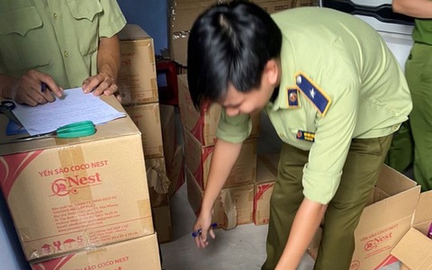 Tạm giữ gần 6.000 hũ yến không có giấy tờ chứng minh nguồn gốc