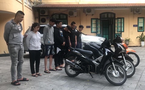 Bắt giữ thêm 7 "quái xế" lượn phố Hà Nội, tông trúng người đi đường