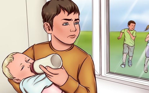 Nhiều cha mẹ mừng hớn hở vì con lớn biết trông em thành thạo, tuy nhiên việc này gây nhiều hậu quả tiêu cực hơn bạn tưởng