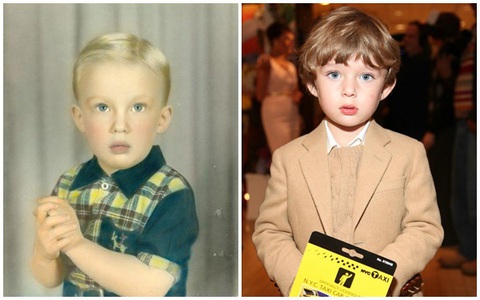 Minh chứng cho thấy "hoàng tử Nhà Trắng" Barron Trump giống cha như 2 giọt nước, thừa hưởng nhan sắc thời trẻ của Tổng thống Mỹ
