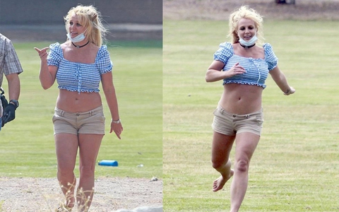 Britney Spears xuất hiện với thân hình to thô kệch sau 2 năm lặn mất tăm khỏi Hollywood
