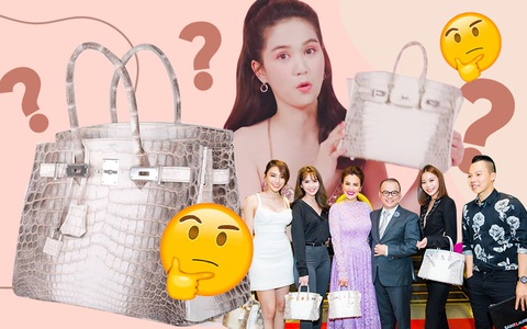 Một câu hỏi "cực đại" dành cho những chiếc túi Hermes tại Vbiz: Khi đường dây túi giả bị phanh phui, thì bao nhiêu % trong số đấy là hàng fake?