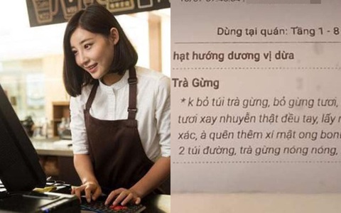 Nhân viên ngán ngẩm bởi yêu cầu pha trà gừng khó đỡ của khách và những nỗi khổ ít ai thấu của nghề phục vụ