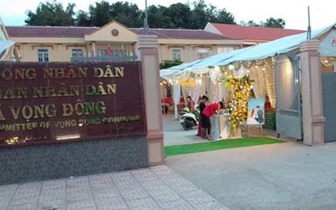 Chủ tịch UBND xã lên tiếng việc "cho cán bộ mượn chỗ tổ chức đám cưới linh đình"