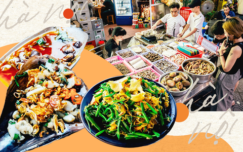 Ngày xưa bảo ra Hà Nội chỉ ăn được mỗi món ốc luộc thì nay một dọc quán ốc bình dân này, với "7749" món độc lạ sẽ khai sáng cho ai vẫn nghĩ ốc Hà Nội chỉ có 1 loại!