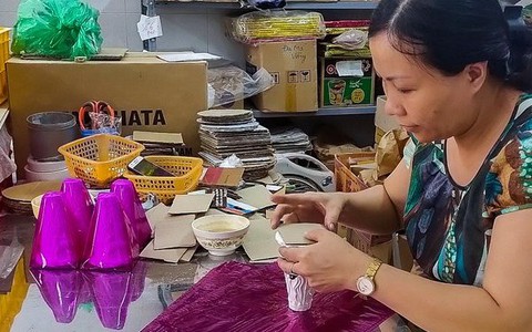 Cận cảnh các công đoạn làm ra thương hiệu oản nổi tiếng tại Hà Nội