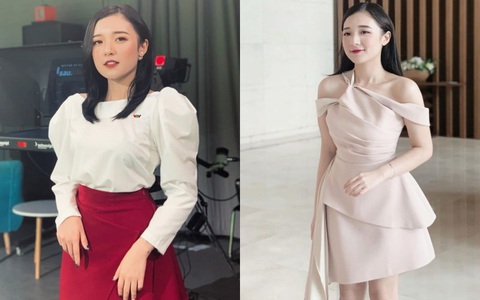 Nữ MC nhỏ tuổi nhất VTV: Nhan sắc trẻ xinh nhưng bất ngờ là chiều cao 1m50 mà vẫn khéo ăn vận thật tôn dáng và ưng mắt