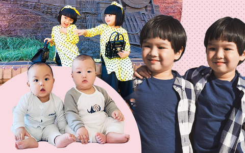"Tan chảy" với vẻ đáng yêu của các cặp sinh đôi nhà sao Việt, ngắm xong các mẹ lại muốn "sản xuất" thêm cho mà xem
