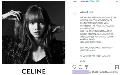 Lisa chính thức thành đại sứ toàn cầu của Celine, đáng nói là bức ảnh định mệnh đăng đúng ngày này 2 năm trước