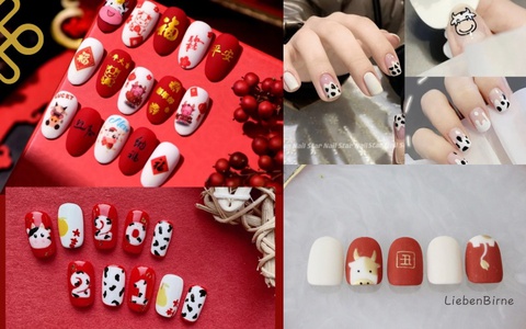 Gợi ý 16 mẫu nail vừa đẹp vừa sang, diện Tết Tân Sửu 2021 này là quá chuẩn bài sang xịn