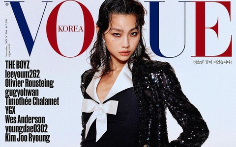 Mỹ nhân Squid Game diện đồ Saint Laurent lên Vogue, Rosé bất ngờ bị réo tên