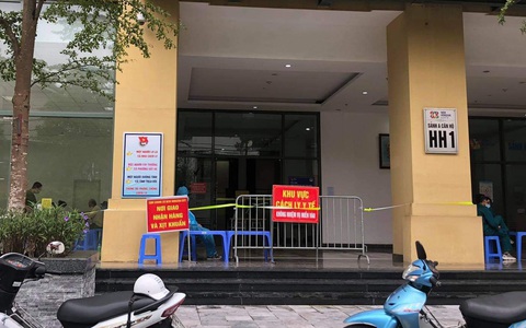 Hà Nội: Cách ly y tế khu chung cư hơn 1.000 dân vì người đàn ông về từ Vũng Tàu test nhanh dương tính SARS-CoV-2