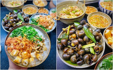 Gái đảm chia sẻ công thức combo cháo trai, ốc luộc, nộm sung, chỉ nghe thôi đã chảy nước miếng!