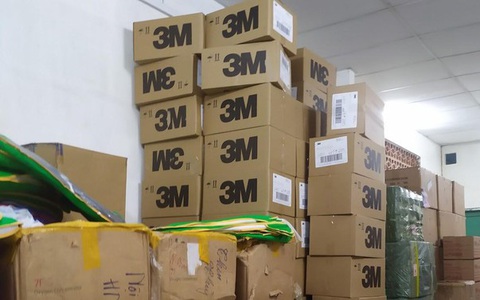Phát hiện 10.000 khẩu trang có dấu hiệu giả mạo nhãn hiệu tại khuôn viên hội chữ thập đỏ