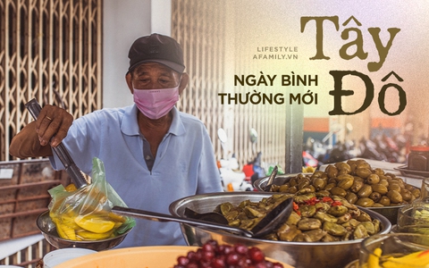 Trở lại cuộc sống "bình thường mới", nhìn cảnh người mua kẻ bán tấp nập trên các con phố ở Cần Thơ mà thấy "rung rinh"
