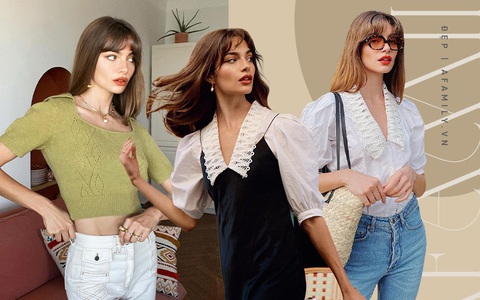 Nàng người Pháp có style đơn giản và sang, chị em ngắm thì dứt khoát lên trình mặc đẹp