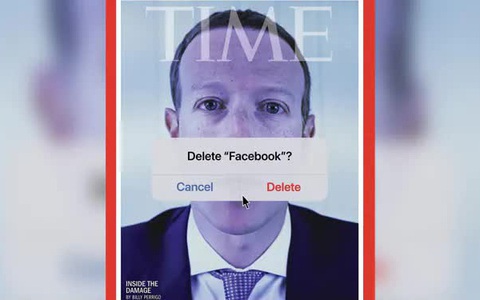 Bìa tạp chí gây sốc của TIME: Hình Mark Zuckerberg đi kèm với câu hỏi 'Bạn có muốn xóa Facebook không'?