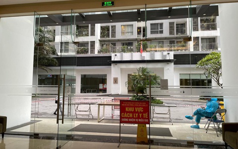 Hà Nội: Cách ly y tế tạm thời tòa nhà có cư dân mắc COVID-19 ở Times City