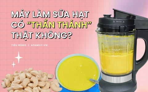 Gái đảm review máy làm sữa hạt Trung Quốc giá hời sau 1 năm sử dụng, kết luận "của rẻ không hề là của ôi" các chị em nhé!