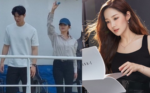 Lần đầu tiên Park Min Young bị một sao nam giật mất spotlight trong loạt ảnh chụp lén
