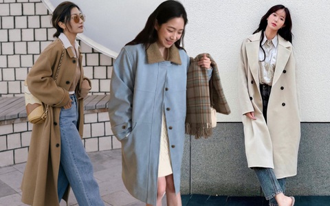 Áo khoác dài có nhiều mẫu mã nhưng đây là 5 kiểu trẻ trung nhất