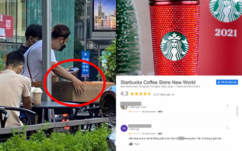 Vụ Starbucks New World bán cho 1 khách 30 ly bản giới hạn: Netizen tràn lên Google đánh thẳng 1 sao, tố quản lý "thông đồng" tay sales!