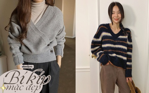 Mặc áo len có 3 kiểu cổ áo này, nhìn bạn chắc chắn sẽ gầy đi 5kg