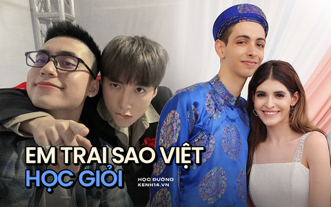 Dàn em trai "học bá" của sao Việt: Toàn xuất thân từ trường chuyên nức tiếng, người thủ khoa Luật nhưng vẫn chưa đỉnh bằng nhân vật này