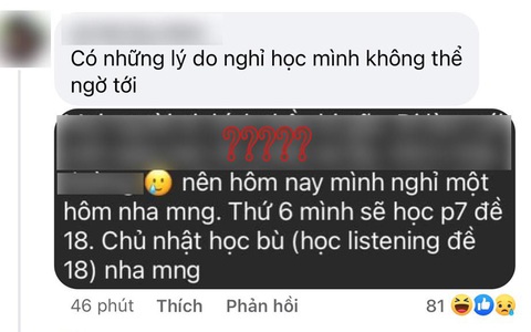 Nhắn tin cho cả lớp nghỉ học gấp, thầy giáo "khuyến mãi" thêm một câu khiến sinh viên sửng sốt: Có những lý do không thể ngờ tới