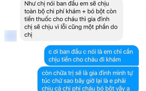 Con trai bị ngã rạn xương ở nhà hàng xóm, mẹ bỉm đòi phải trả toàn bộ chi phí bó bột nhưng bị dân mạng ''ném đá'' kịch liệt