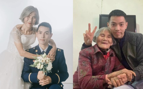 Bộ "ảnh cưới" của chàng lính cứu hỏa và cô dâu hơn 61 tuổi gây chấn động MXH, hóa ra đằng sau là câu chuyện ấm lòng ít ai đoán được