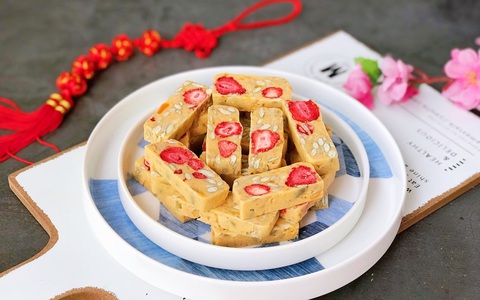 Thêm 1 nguyên liệu để làm kẹo nougat tưởng sai mà ăn lại ngon đến ngỡ ngàng 