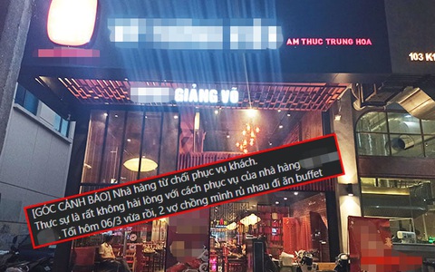 Sự thật về nhà hàng buffet đồ Trung Quốc tại Hà Nội bất ngờ bị "bóc phốt", từ chối phục vụ chỉ vì khách không đặt bàn trước?