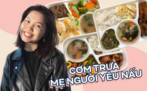 Cô gái xinh đẹp chia sẻ thực đơn cơm trưa siêu ngon do mẹ người yêu nấu, cư dân mạng rần rần hỏi: "Bác còn con trai nữa không?"