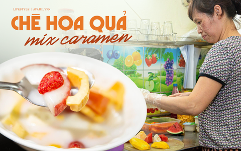 Quán chè hoa quả caramen trong ngõ sâu của đôi vợ chồng già cùng nhau bán 20 năm, bí quyết đổi vị từ Nam thành Bắc khiến cả chiếc tủ lớn ngày nào cũng hết veo